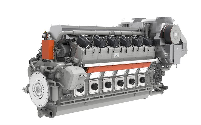 Wärtsilä 46TS-DF is the latest addition to Wärtsilä’s portfolio of future proof engines and has been designed to set a new benchmark in efficiency and emissions performance. © Wärtsilä Corporation