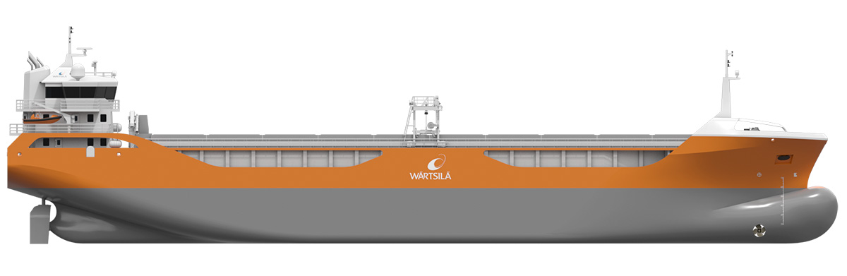 Wartsila Bulk Carrier Rendering