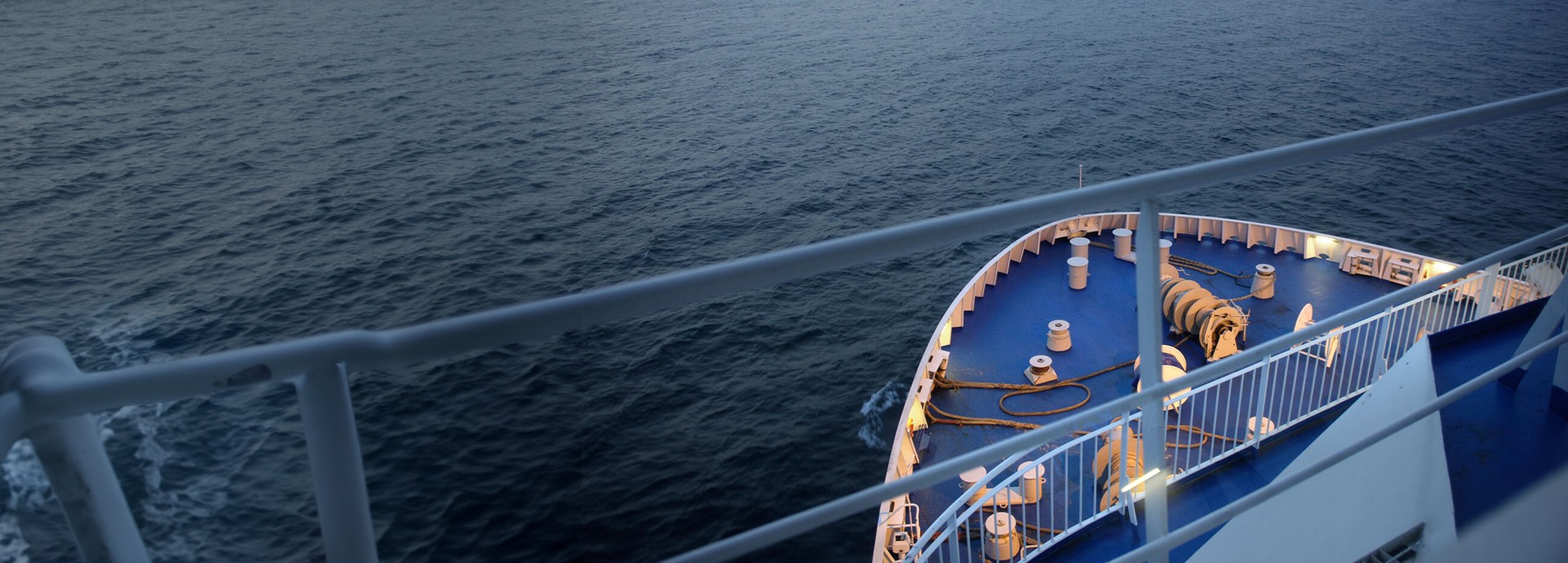 Bow of TT-Line's MS Robin Hood