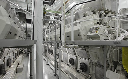 Engine room on Allure of the seas