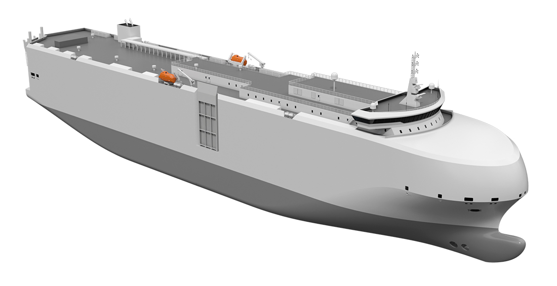 Rendered PCTC vessel image