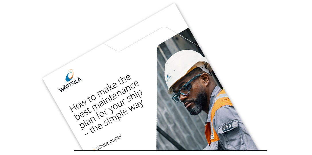 Cover white paper How to make the best maintenance plan for your ship