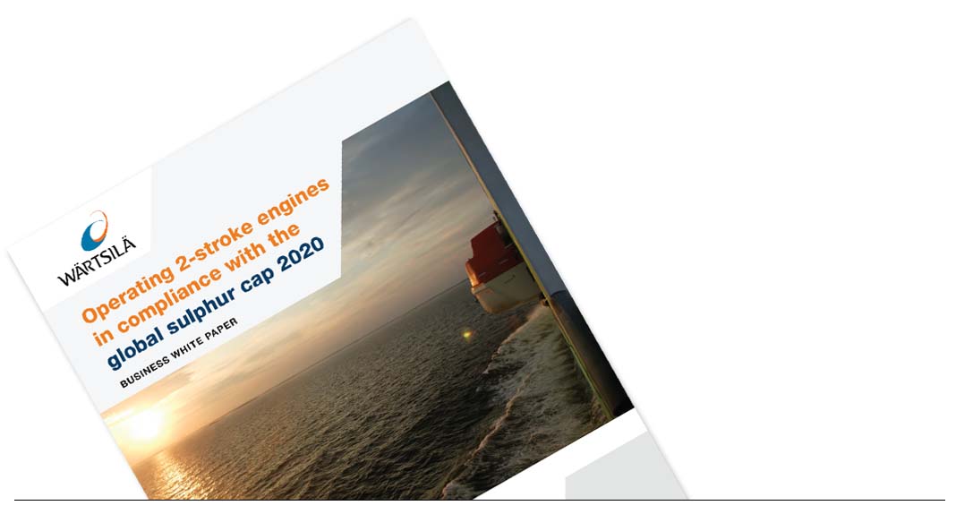 Operating 2-stroke engines in compliance with the global sulphur cap 2020