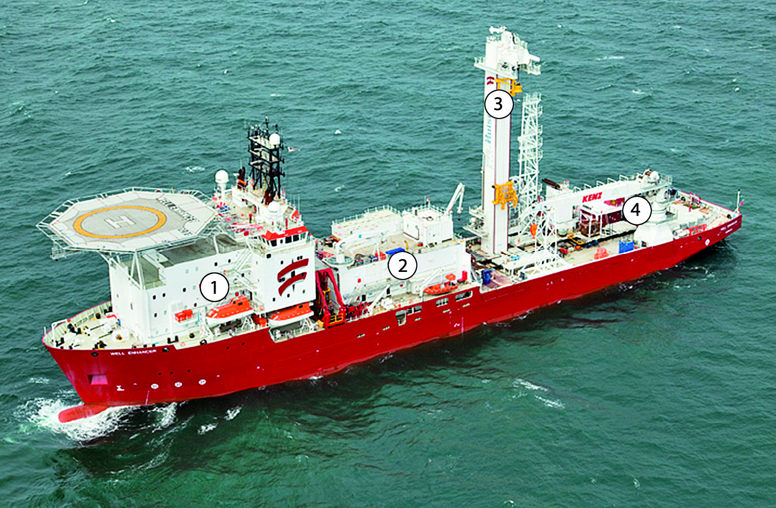 Well intervention vessel