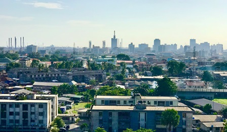 City view of Lagos, Nigeria