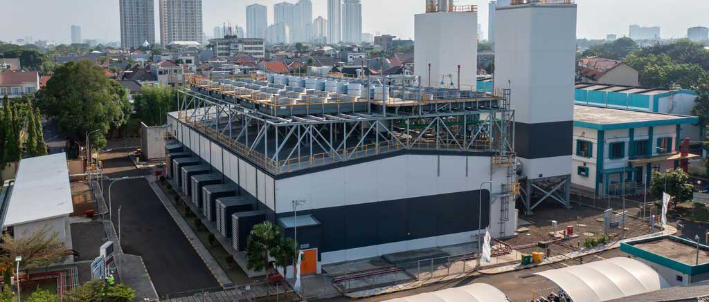 Senayan power plant in Indonesia