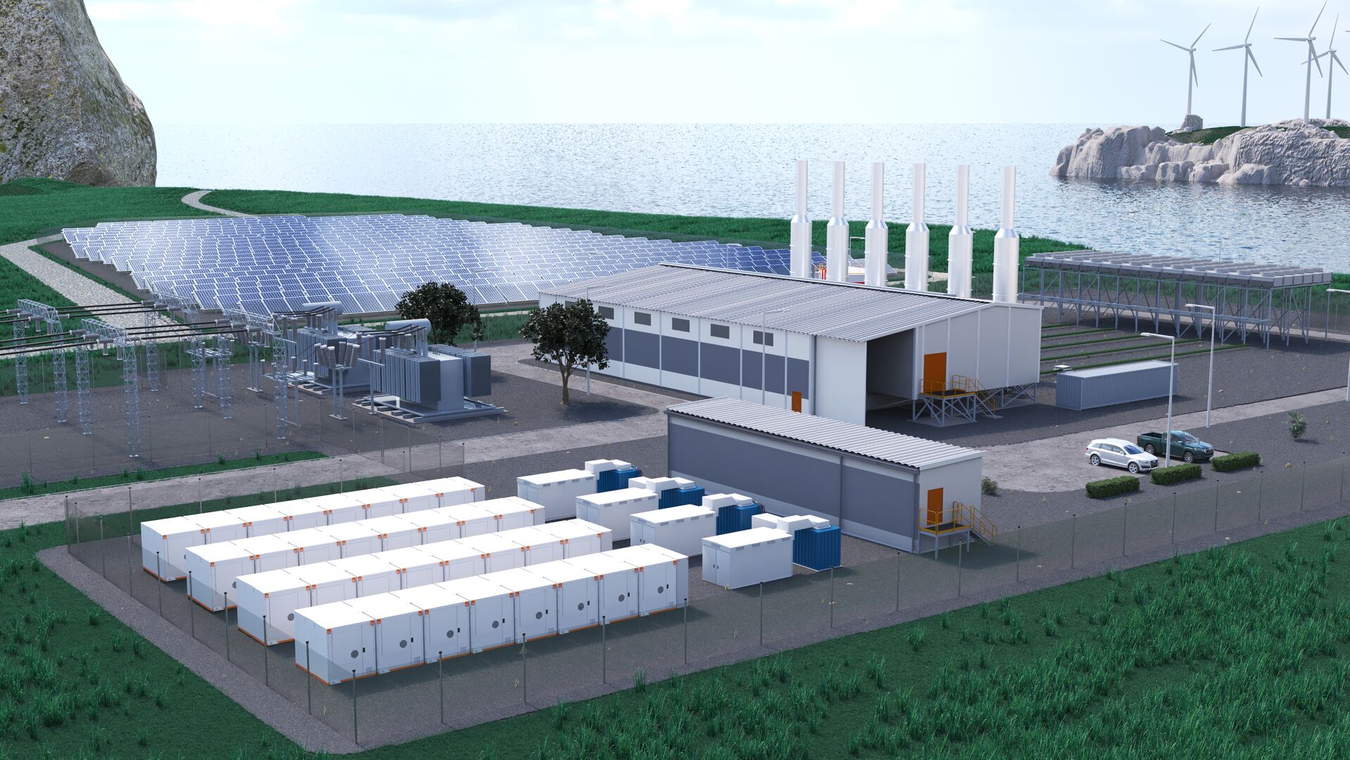 Hybrid power plant