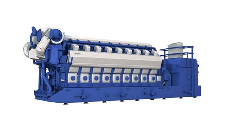 Wärtsilä 50SG gas engine for power plants.