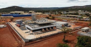 Geita gold mine aerial image.