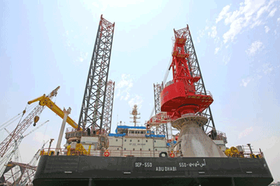 An NPCC jack-up barge. Two more have been ordered with integrated Wärtsilä solutions.