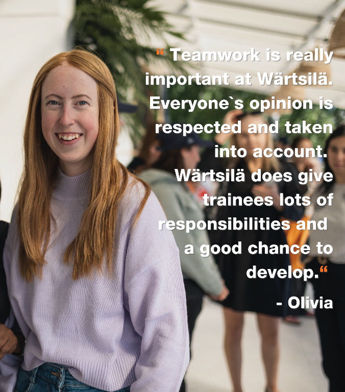 “I really like our team spirit. I feel that it has been effortless to discuss ideas with my colleagues, and our team has an excellent work ethic and will to develop the business (1)