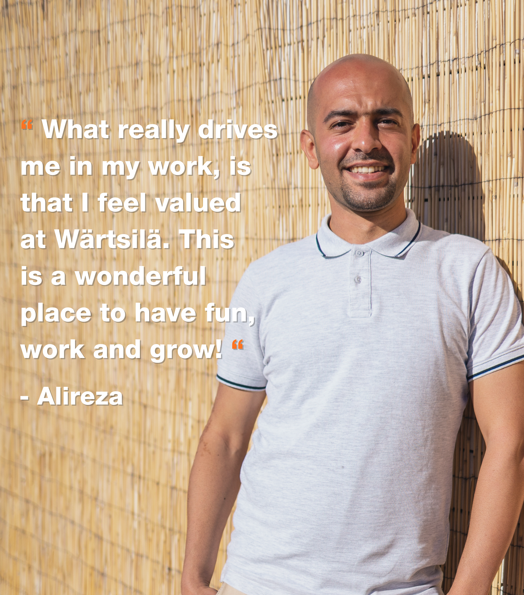 “I really like our team spirit. I feel that it has been effortless to discuss ideas with my colleagues, and our team has an excellent work ethic and will to develop the business (2)