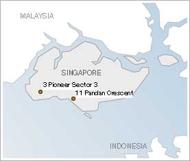 Map of Singapore