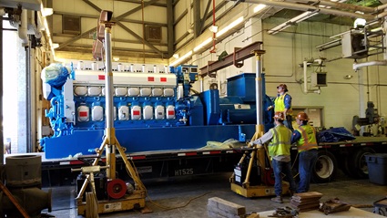 Engine Donation to Texas A&M Galveston