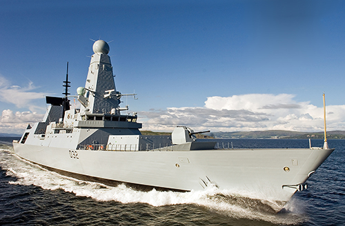 Royal Navy - Courtesy of BVT - HMS Daring