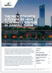 The path towards a future of high renewable energy in Jiangsu, China