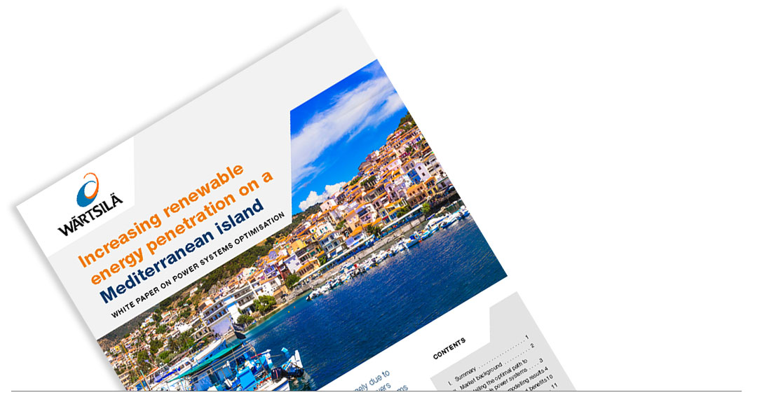 Increasing renewable energy penetration on a Mediterranean island