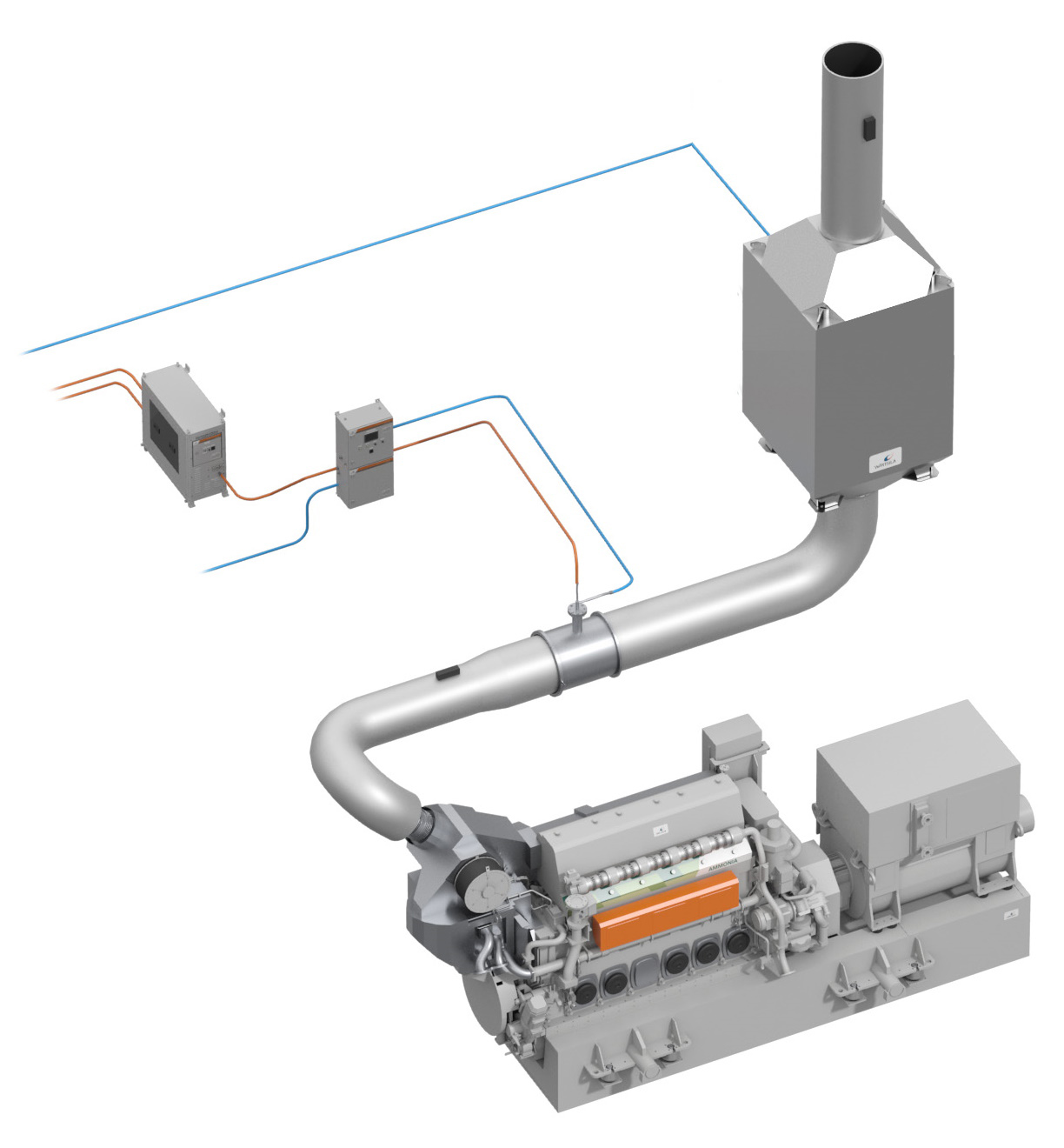Technical diagram NOR installation