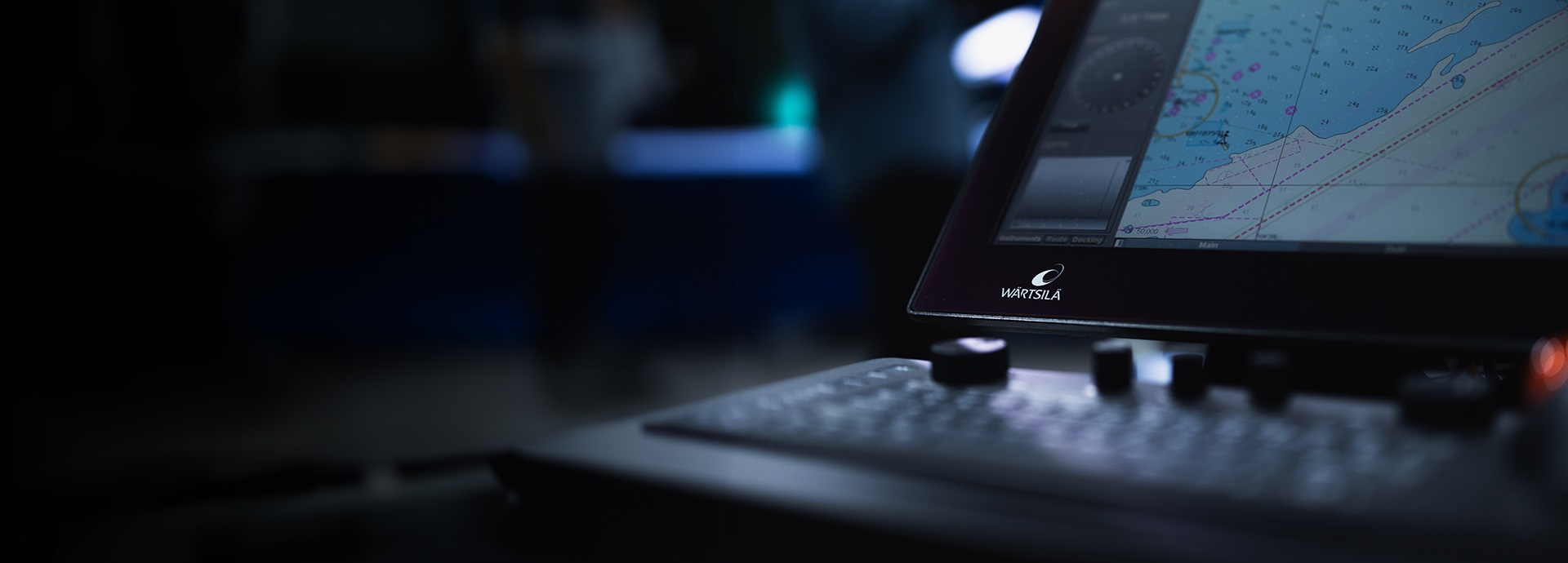 image detail ECDIS on screen