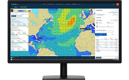 Voyage Optimiser tool on monitor