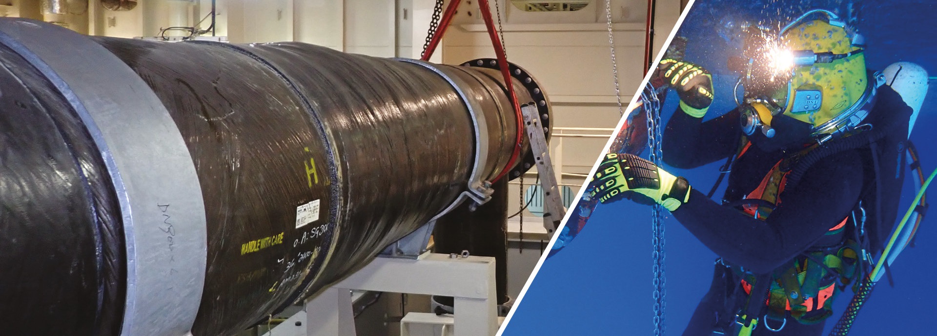 Scrubber Overboard Pipe and Diver