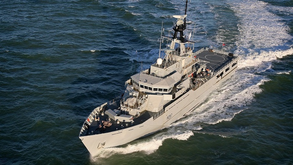 HMS Clyde Courtesy BAE Systems 