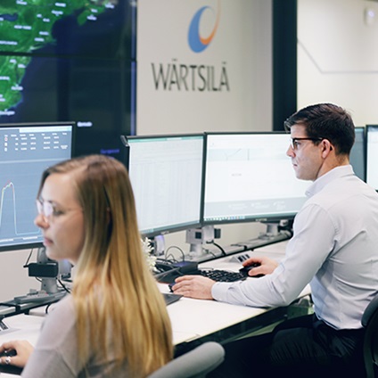 Wärtsilä employees from expert insight service