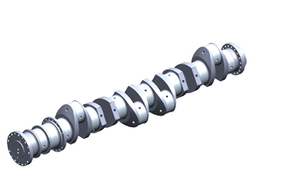 3D illustration of critical engine components