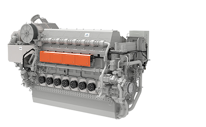 3D illustration of a 4-stroke engine