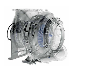 3D illustration of a turbocharger