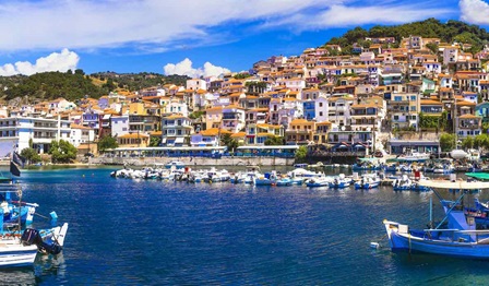 Lesvos port, Greece